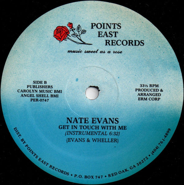 Nate Evans : Get In Touch With Me (12")