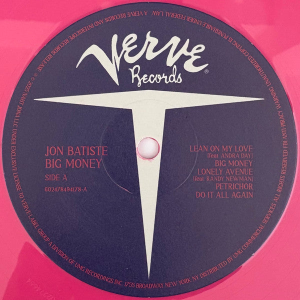 Jon Batiste : Big Money (LP, S/Edition, Sig)
