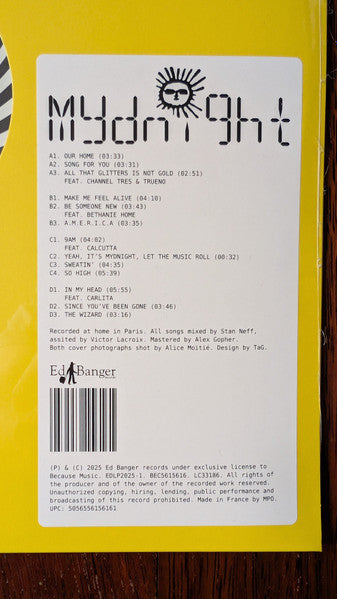 Myd : Mydnight (2xLP, Album, Bla)