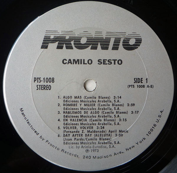 Camilo Sesto : Camilo Sesto (LP, Album)