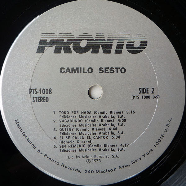 Camilo Sesto : Camilo Sesto (LP, Album)