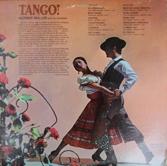 Werner Müller Und Sein Orchester - Tango! vinyl record, LP (Mint (M)) | Lulo Records