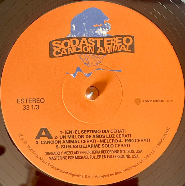 Soda Stereo : Canción Animal  (LP, RE, 140)