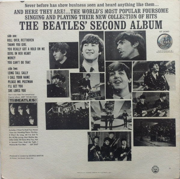 The Beatles : The Beatles' Second Album (LP, Album, RE)