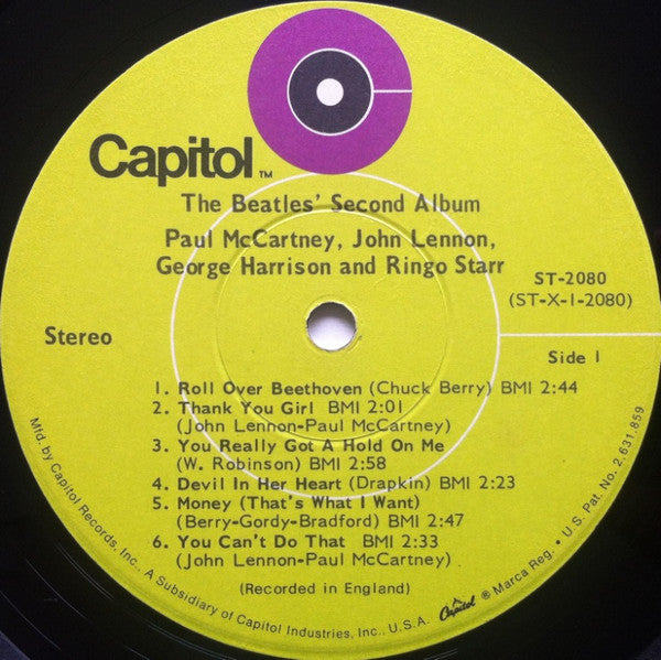 The Beatles : The Beatles' Second Album (LP, Album, RE)