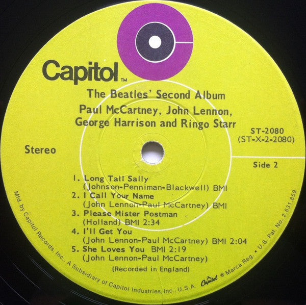 The Beatles : The Beatles' Second Album (LP, Album, RE)