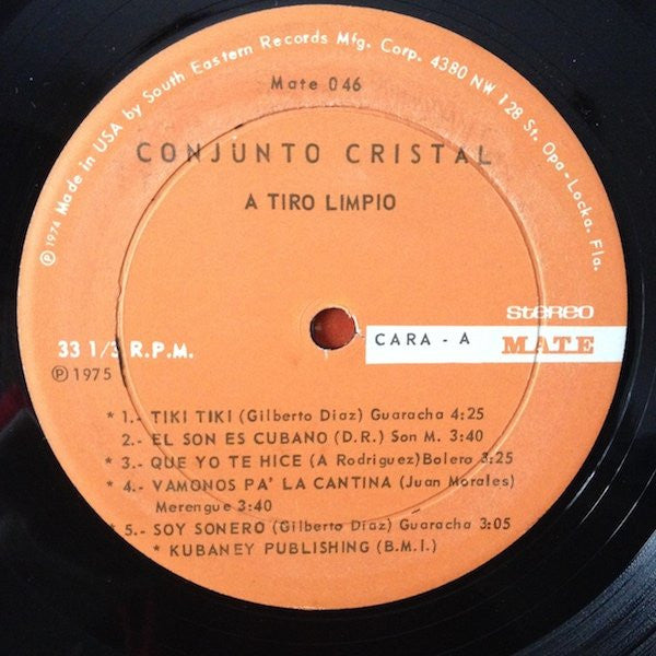 Conjunto Cristal (3) : A Tiro Limpio (LP, Album)
