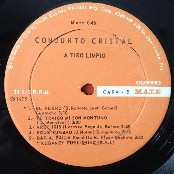 Conjunto Cristal (3) : A Tiro Limpio (LP, Album)