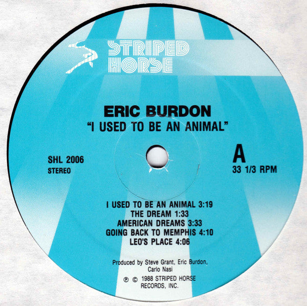 Eric Burdon : I Used To Be An Animal (LP, Album)