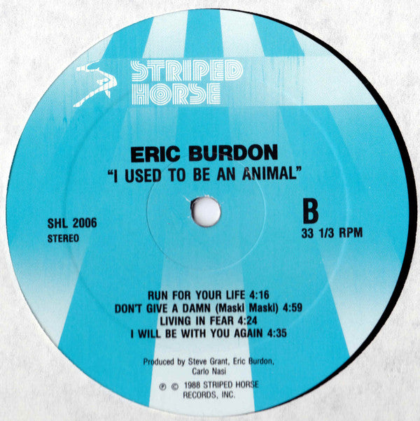 Eric Burdon : I Used To Be An Animal (LP, Album)