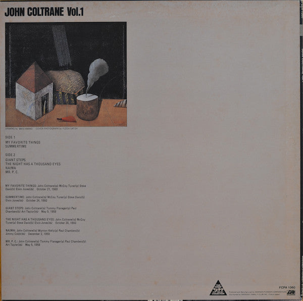 John Coltrane : John Coltrane Vol. 1 (LP, Comp)