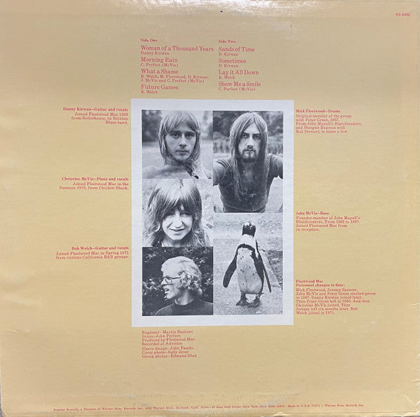 Fleetwood Mac : Future Games (LP, Album, Yel)