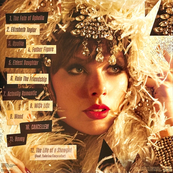 Taylor Swift : The Life Of A Showgirl (LP, Album, Ltd, Opa)