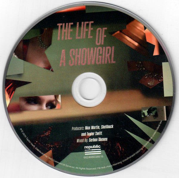 Taylor Swift : The Life Of A Showgirl (CD, Album, Ltd, Dre)