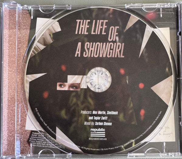 Taylor Swift : The Life Of A Showgirl (CD, Album, Ltd, Alo)