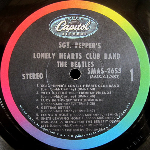 The Beatles : Sgt. Pepper's Lonely Hearts Club Band (LP, Album, Jac)