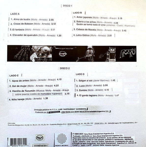 Divididos : Gol De Mujer (2xLP, Album)