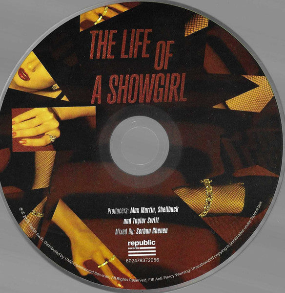 Taylor Swift : The Life Of A Showgirl (CD, Album + Box, Dlx, Ltd, It')