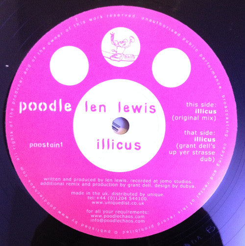 Len Lewis : Illicus (12")