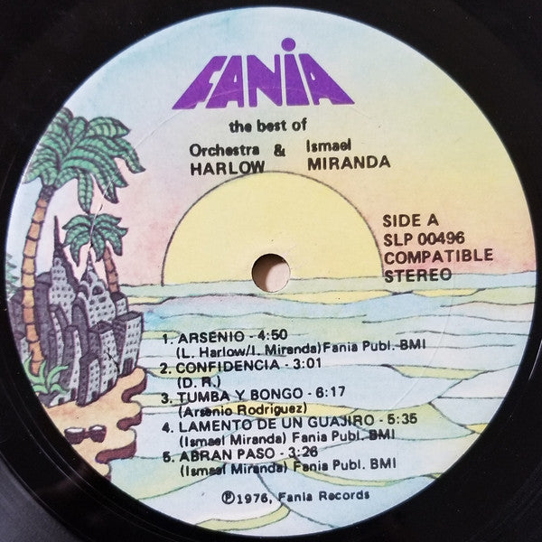 Orchestra Harlow & Ismael Miranda : The Best Of (LP, Comp)