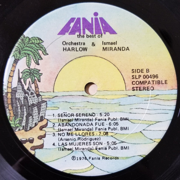 Orchestra Harlow & Ismael Miranda : The Best Of (LP, Comp)