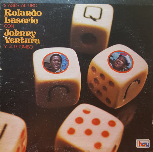 Rolando La Serie Con Johnny Ventura Y Su Combo : 2 Ases Al Tiro (LP, Album)