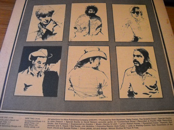 The Grateful Dead : Workingman's Dead (LP, Album, RE)
