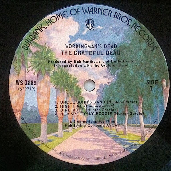 The Grateful Dead : Workingman's Dead (LP, Album, RE)