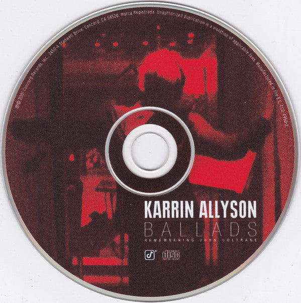 Karrin Allyson : Ballads: Remembering John Coltrane (CD, Album, Dig)