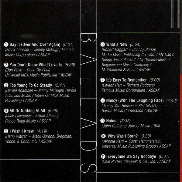 Karrin Allyson : Ballads: Remembering John Coltrane (CD, Album, Dig)