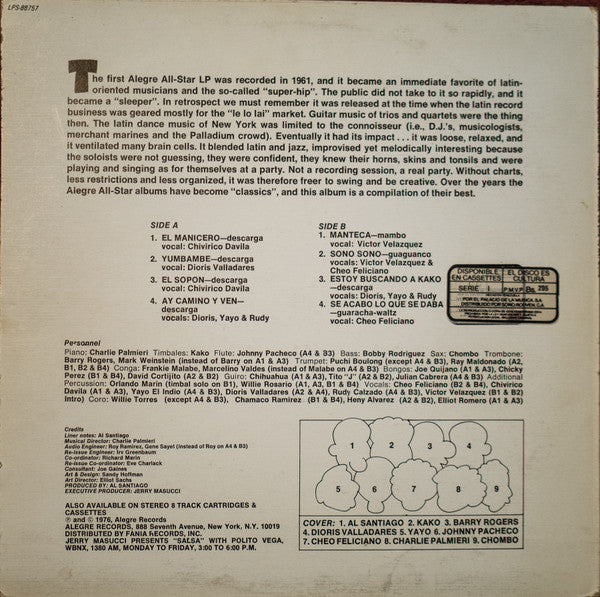 The Alegre All Stars : They Just Don't Makim Like Us Any More (LP, Comp, RE)