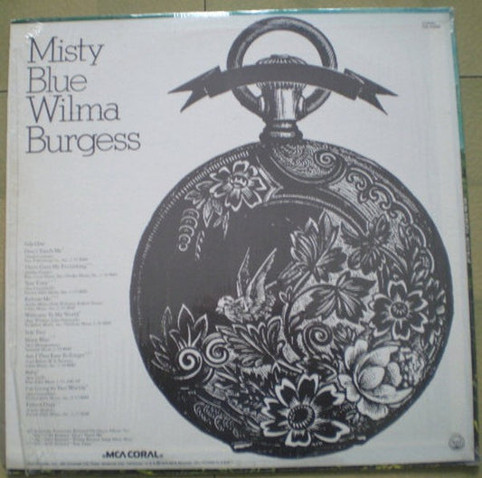Wilma Burgess - Misty Blue vinyl record, LP (Mint (M)) | Lulo Records