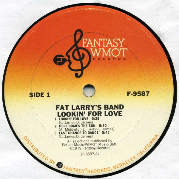 Fat Larry's Band : Lookin' For Love (LP, Album, San)
