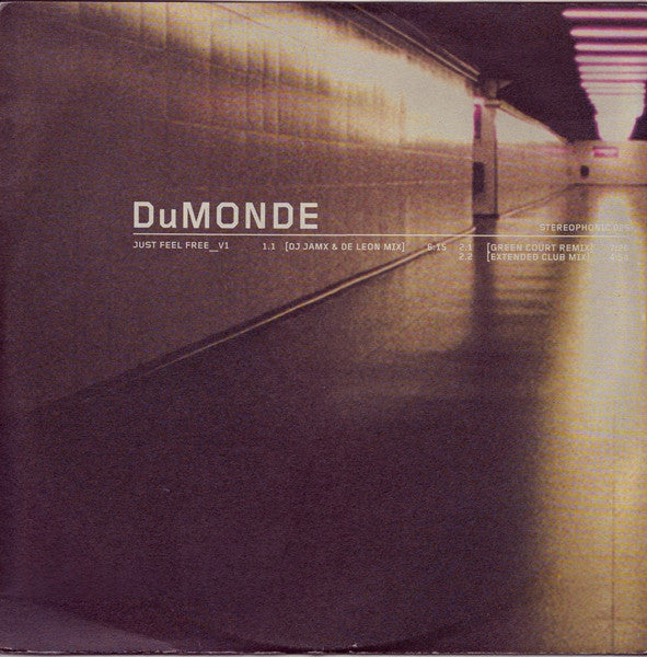 DuMonde : Just Feel Free_V1 (12")