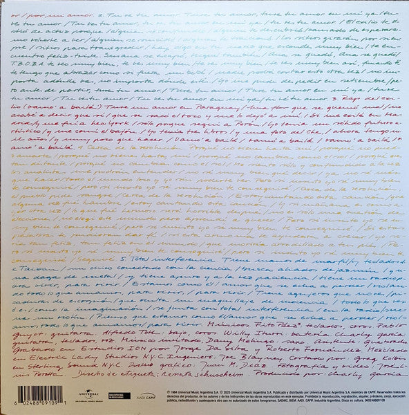 Charly Garcia : Piano Bar (LP, Album, RE, RM, Col)