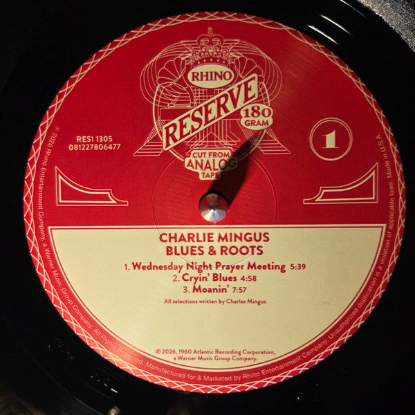 Charlie Mingus* : Blues & Roots (LP, Album, Mono, RE, 180)