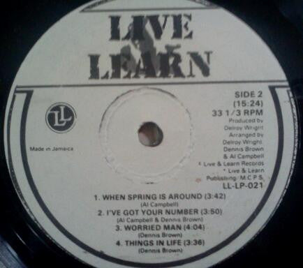 Dennis Brown : Hold Tight (LP, Album)