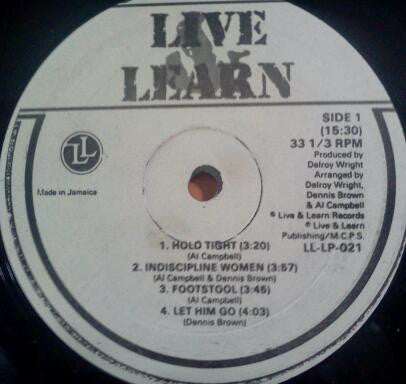 Dennis Brown : Hold Tight (LP, Album)