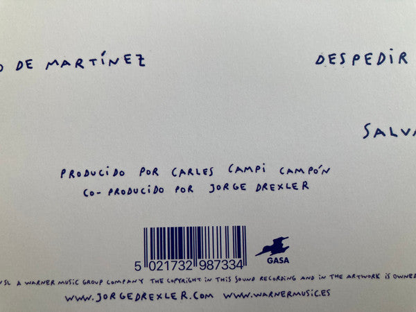 Jorge Drexler : Salvavidas De Hielo (LP, Album, RE, 180)