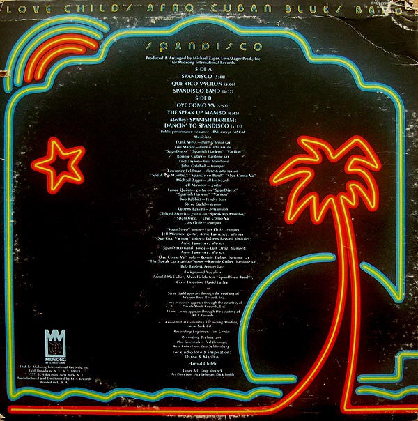 Love Childs Afro Cuban Blues Band : SpanDisco (LP, Album)