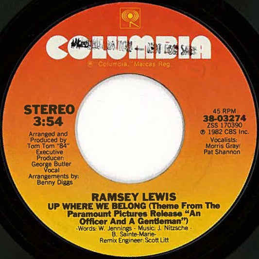 Ramsey Lewis : Up Where We Belong / Change Encounter (7", Single)