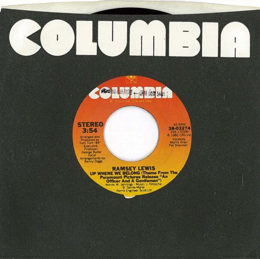 Ramsey Lewis : Up Where We Belong / Change Encounter (7", Single)