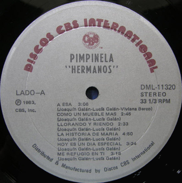Pimpinela : Hermanos (LP, Album)