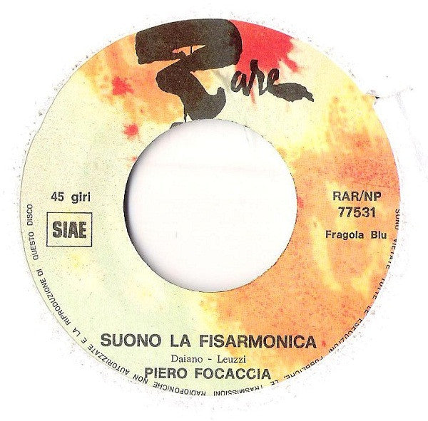 Piero Focaccia : Permette Signora (7")