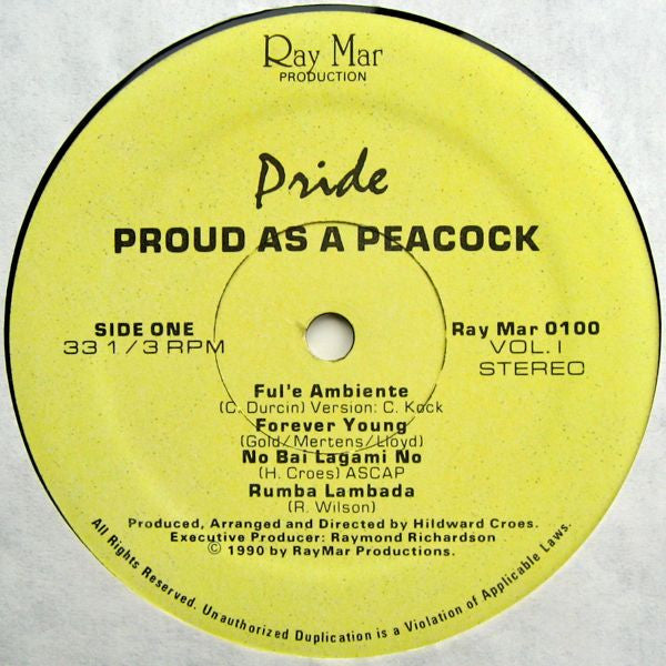 Pride (11) : Proud As A Peacock (LP, Album)