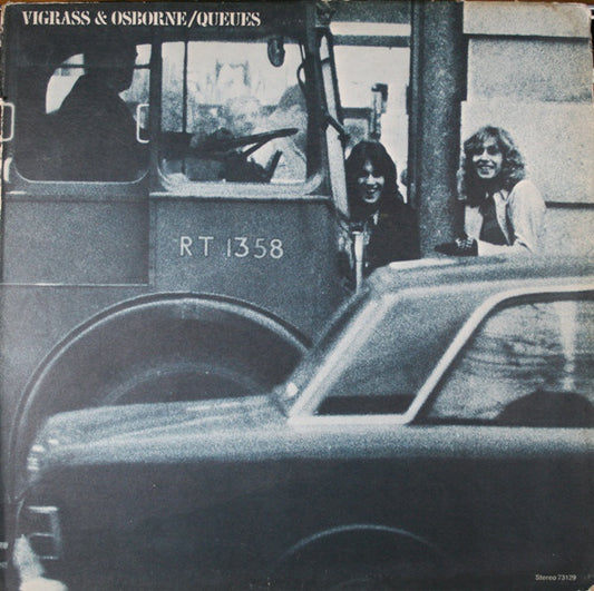 Vigrass & Osborne : Queues (LP, Album, Tri)