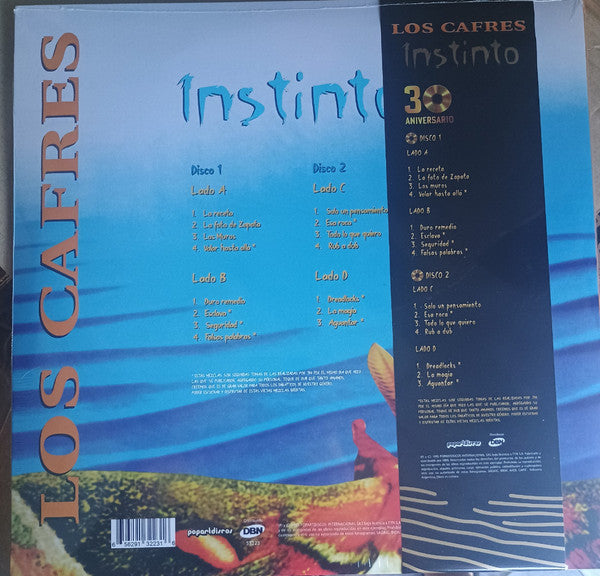 Los Cafres : Instinto (30 Aniversario) (2xLP, Album, Dlx, RE, RM)