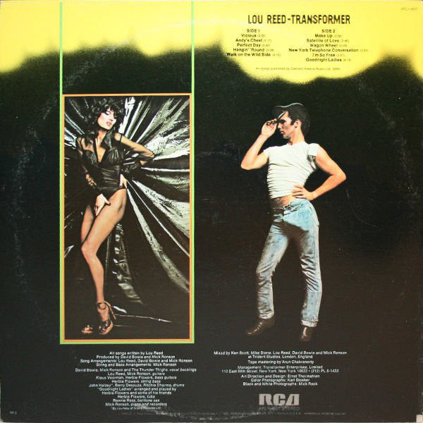 Lou Reed : Transformer (LP, Album, RE)