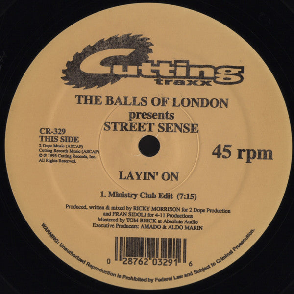 The Balls Of London : Street Sense (12")
