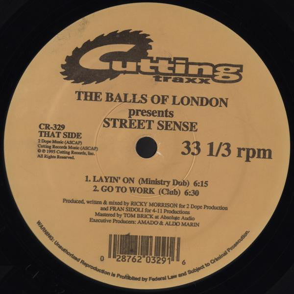 The Balls Of London : Street Sense (12")